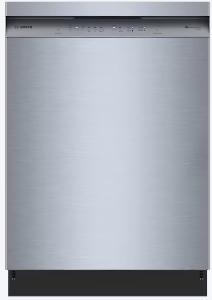 Bosch 300 Series stainless steel built-in dishwasher